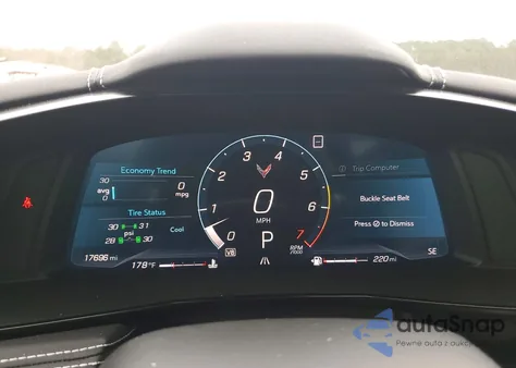 2020 Chevrolet Corvette Stingray 2Lt z USA, uszkodzony, nr VIN 1G1Y72D41L5108800